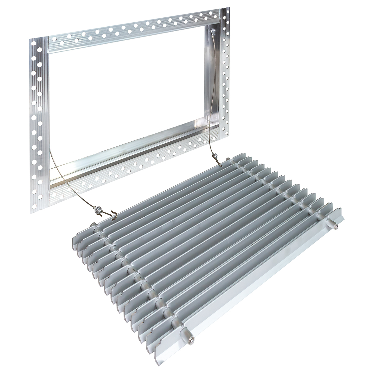 Дизайнерская съемная решетка для скрытого монтажа Brofer FUTURE-15AN 300x150