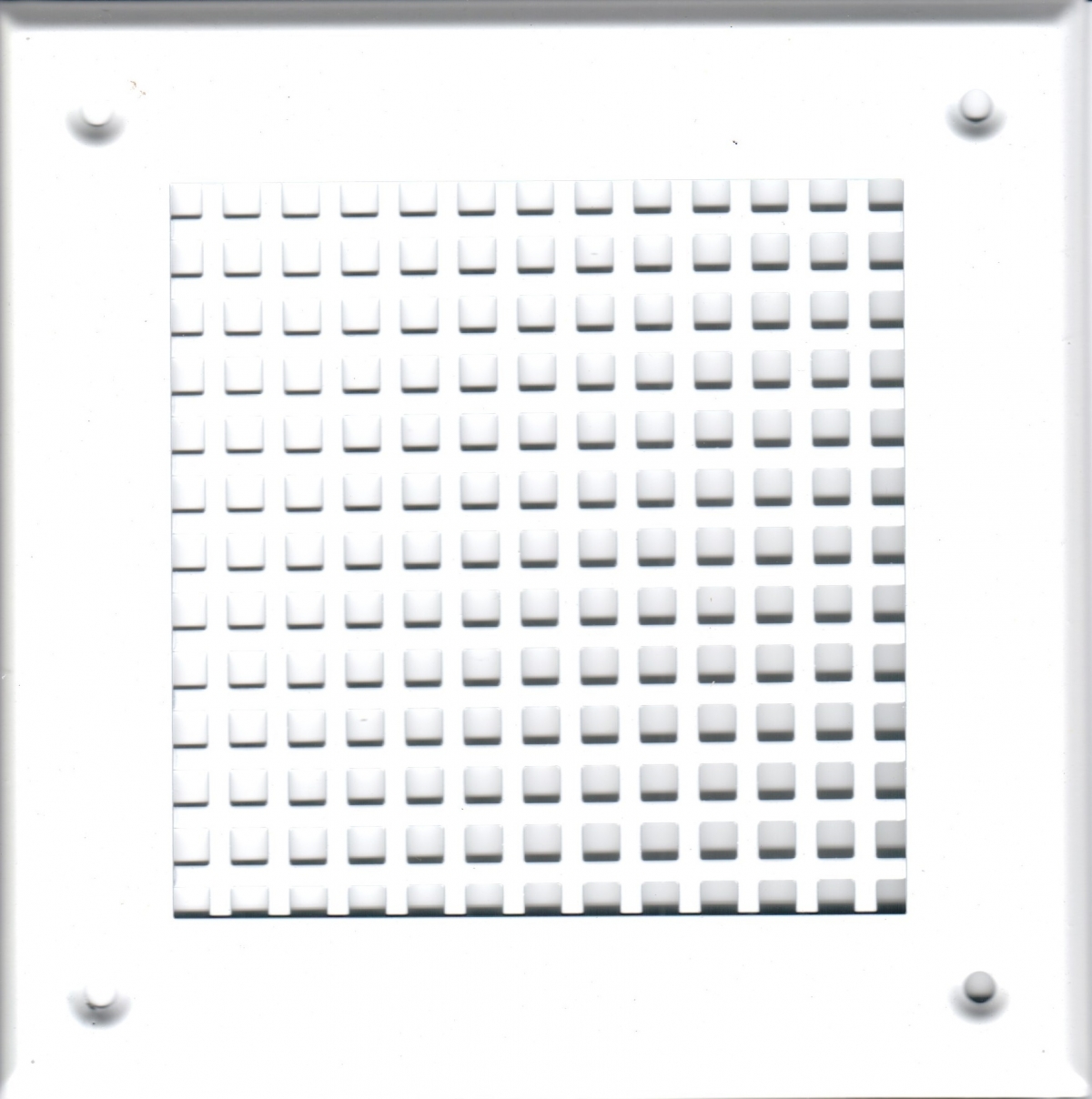 Решётка 210 210 белая, большая клетка