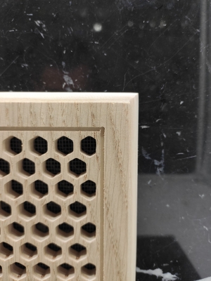 Решетка декоративная деревянная на магнитах Пересвет К-20 150х150мм