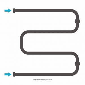 Полотенцесушитель водяной Сунержа Ш-образный 600x600